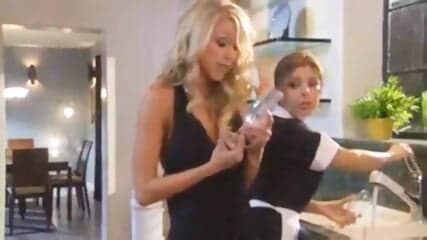 Blonde Seduces Her Maid
