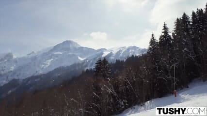 TUSHY Anal-crazy Ski Instructor Liya Shows Off Her Skills