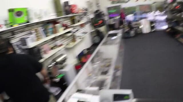 Big Tiddy Black Chick Fucked In Pawn Shop