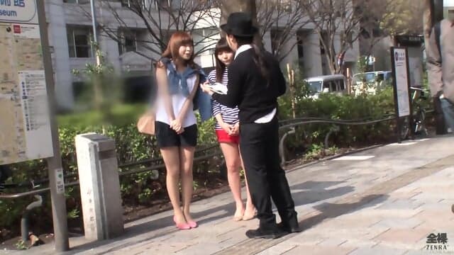 Japanese Pickup Artist Approaches Two Women For Naked Trivia Game