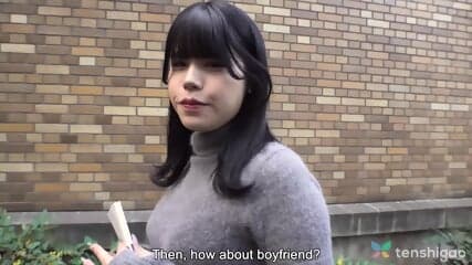 Miu Akino Is A Cute College Babe Who Needs Money