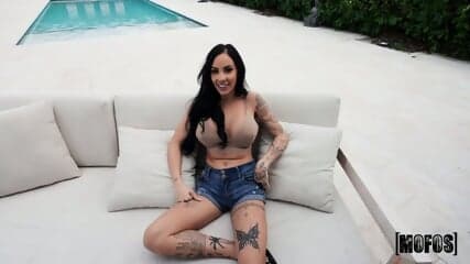 Tatted Fuckdoll Danai Mari Gets Stretched Out By A BWC