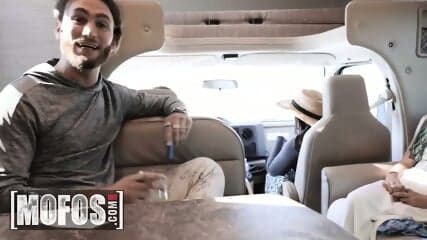 MOFOS - Lila Love  Be Quiet While Getting Fucked Hard By Johnny On A Festival Road Trip