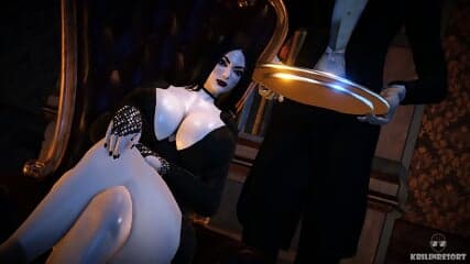 Addams Family 3D Futanari Cartoon Porn Orgy