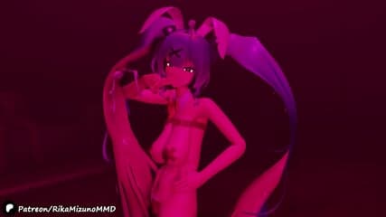 Lustful queen of rabbits - Hatsune Miku (Rabbit Hole Suit) | SEX + DANCE MMD R-18 Vocaloid