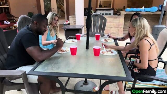 Blonde Bombshell Anastasia Shades  Fuck In An Open Family