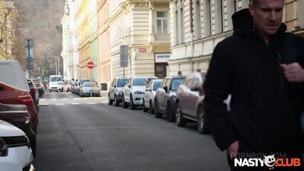 Marica Chanelle Sneaky Airbnb Threesome With Busty Italian Tourist