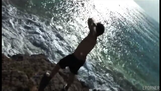 Fucking On Rocky Beach And Interracial Fuck In Toilet