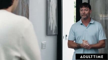 ADULT TIME - Suspicious Boy Discovers New Stepmom Ryan Keely Is A Gold Digger! She Keeps Him Quiet