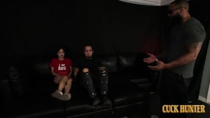 Handcuffed Cuck Watches His Dymby Thicc Asian Wife Fuck BBC