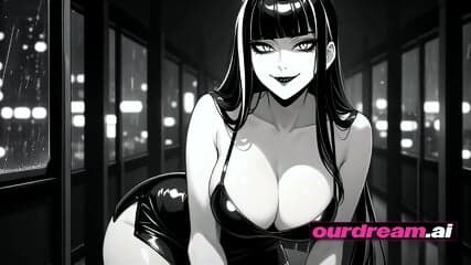 Ourdream Hentai | Anime Noir Femme Fatale Fucked Against The Penthouse Window