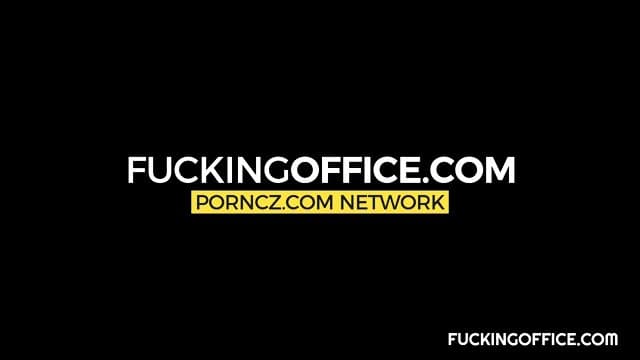 Sarah Smith pounded from behind in the office